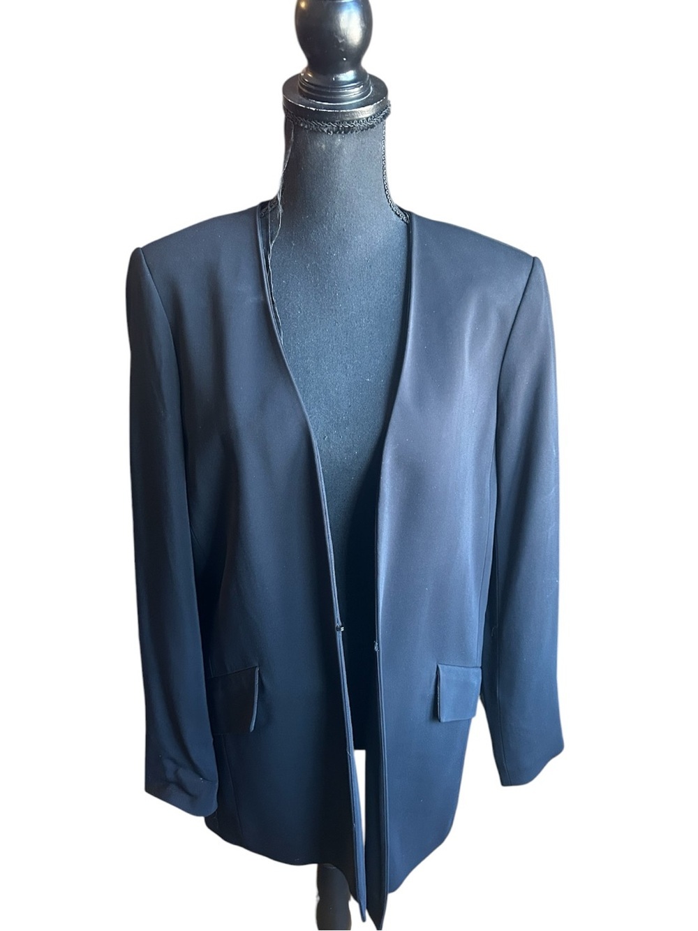 Michael Kors Black Tailored Jacket with Smooth Finish